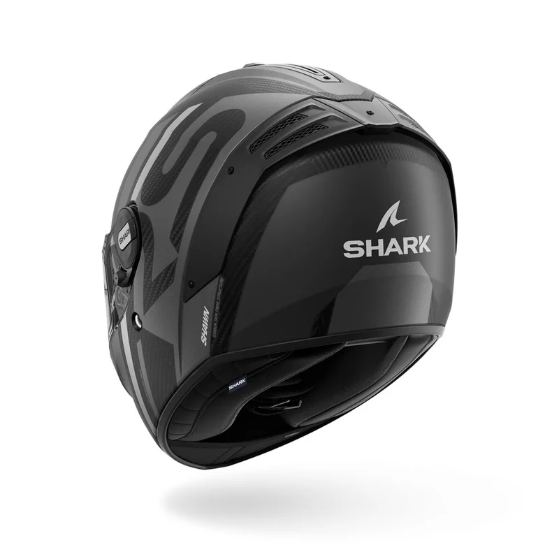 SHARK SPARTAN RS CARBON SHAWN Mat Carbono Plata Antracita