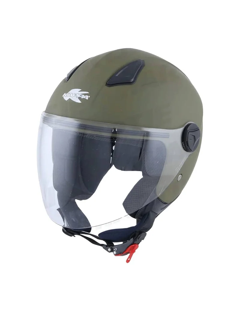 KAPPA D KV28 Miami Moto Turismo Urbano Casco Verde Militar