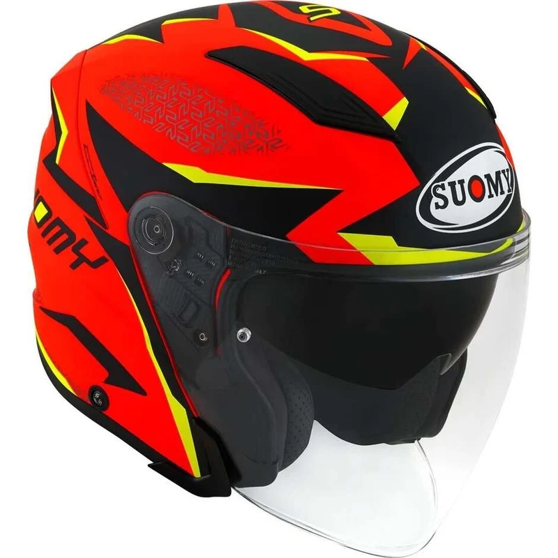 SUOMY-CASCOS SPEED JET LUMINISM MATT RED