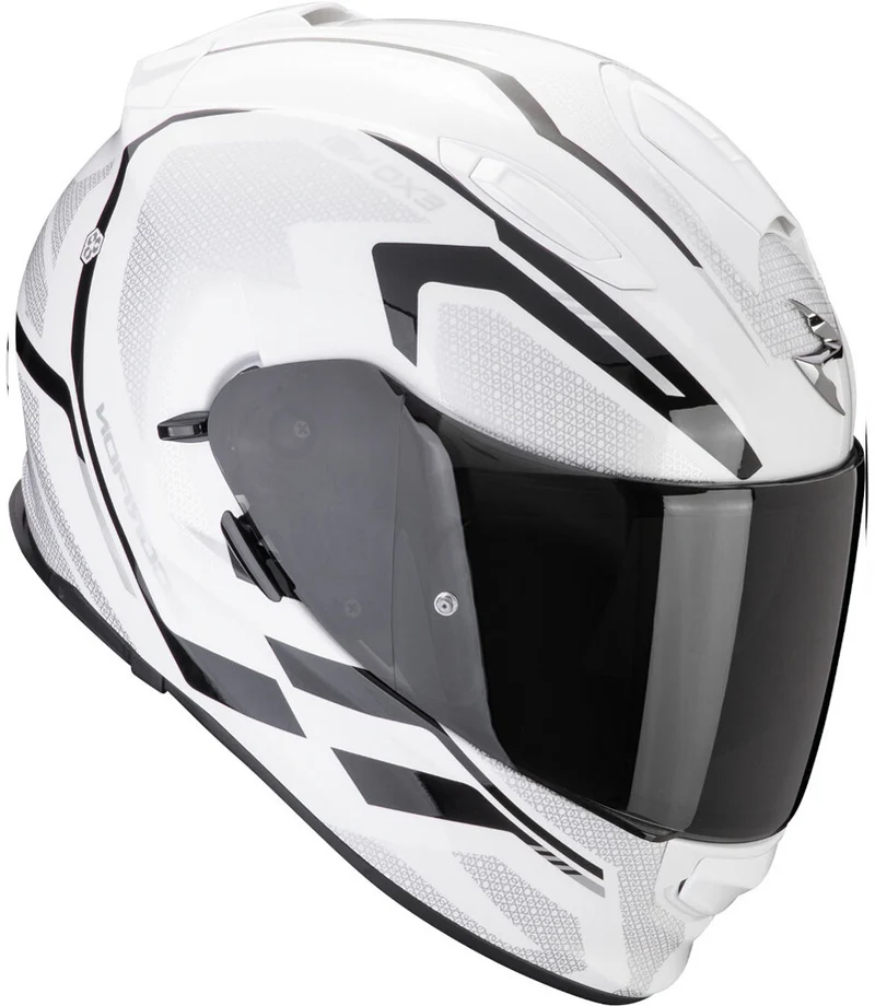 SCORPION CASCOS INTEGRALES EXO 491 KRIPTA BLANCO NEGRO