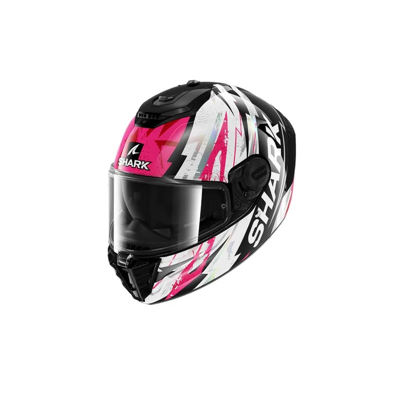 SHARK CASCO INTEGRAL SPARTAN RS HIBOLT Negro Violeta Cromado