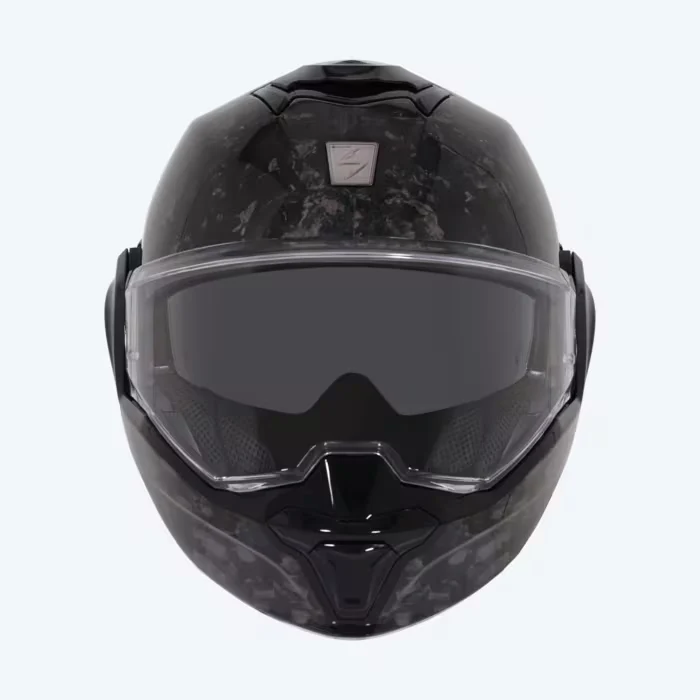 SCORPION Exo-Tech Evo Onyx Carbon Solid Casco Modular Negro