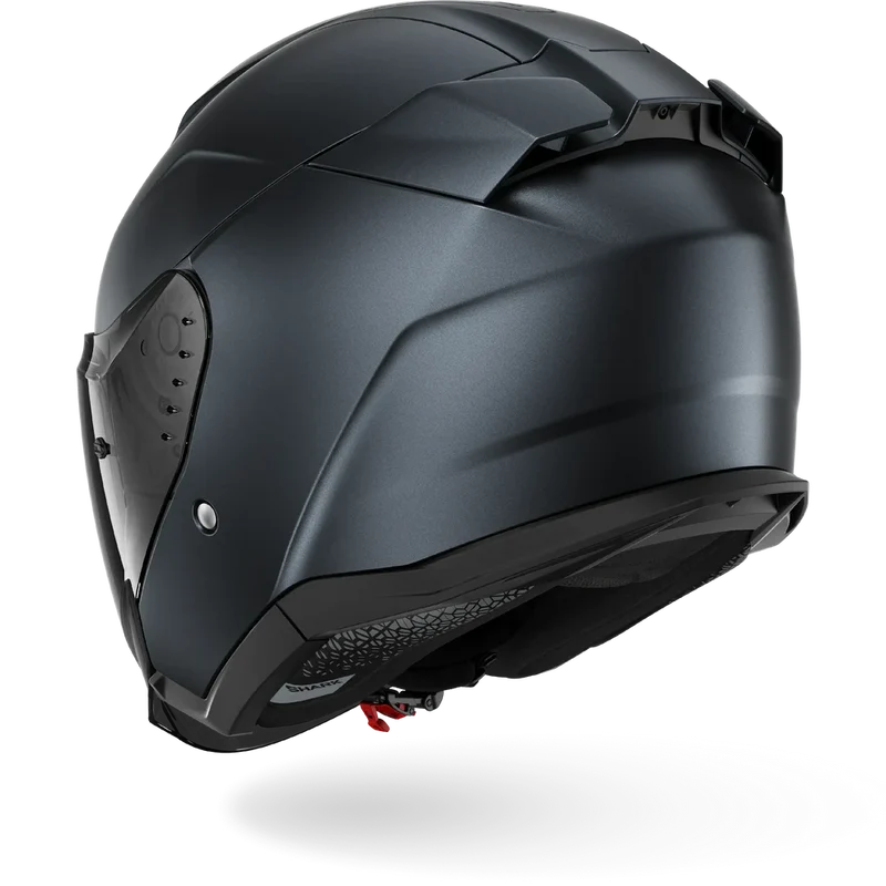 SHARK SKWAL JET Dark Shadow Casco Estera de acero azul mate