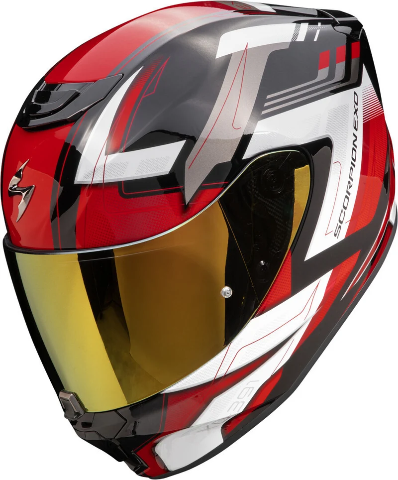 SCORPION CASCOS INTEGRALES EXO-391 CAPTOR NEGRO ROJO