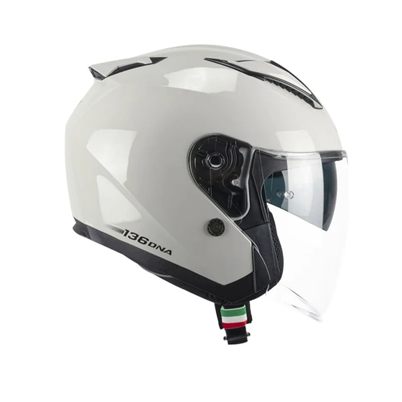 CGM 136A DNA MONO Moto Cara Abierta Jet Casco Gris