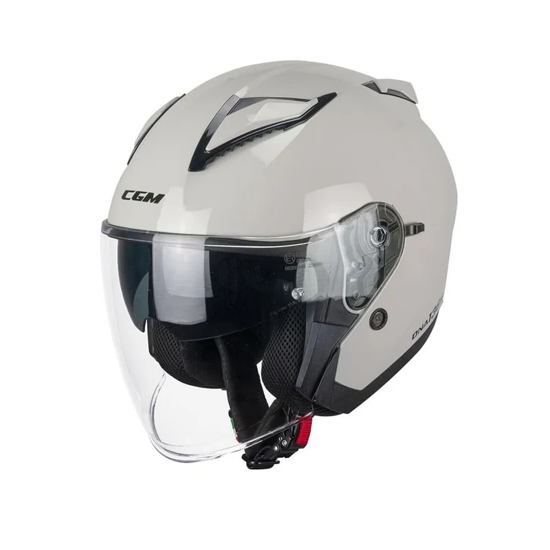 CGM 136A DNA MONO Moto Cara Abierta Jet Casco Gris