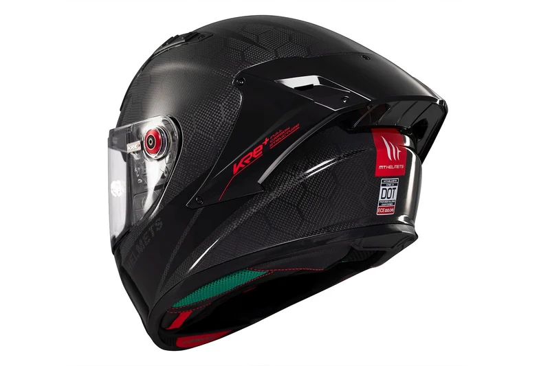 MT KRE+ S SOLID INTEGRAL CASCO DE MOTO A11 CARBONO BRILLANTE
