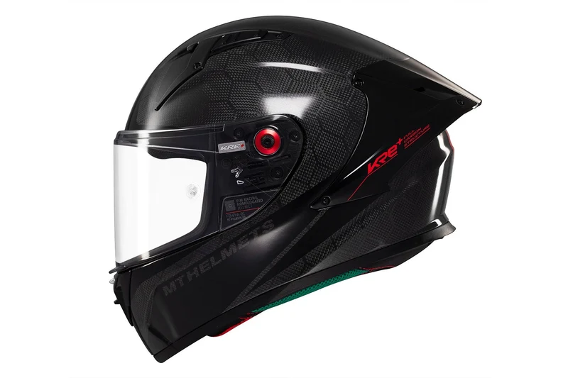 MT KRE+ S SOLID INTEGRAL CASCO DE MOTO A11 CARBONO BRILLANTE