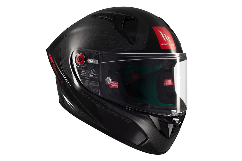 MT KRE+ S SOLID INTEGRAL CASCO DE MOTO A11 CARBONO BRILLANTE