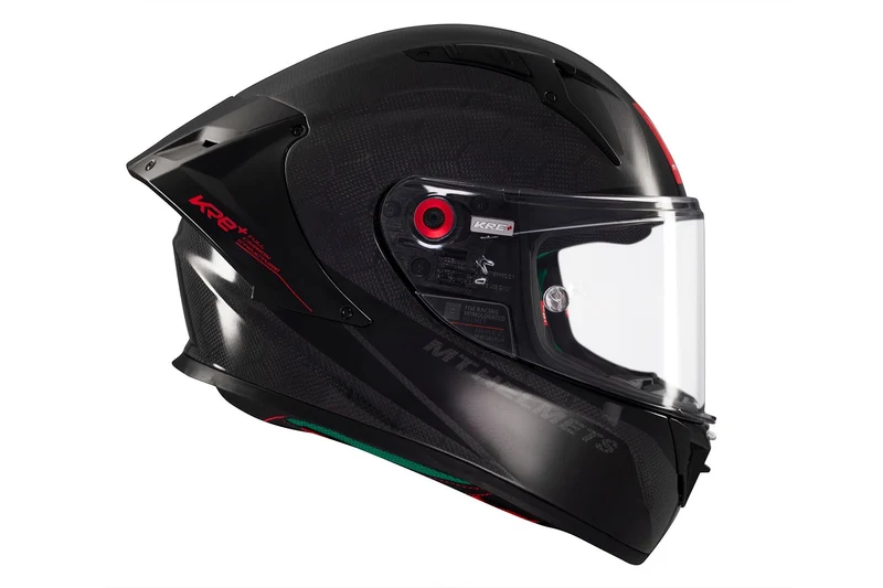 MT KRE+ S SOLID INTEGRAL CASCO DE MOTO A11 CARBONO BRILLANTE