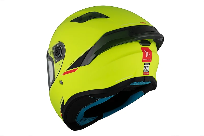 MT TARGO S SOLID S INTEGRALES DEPORTIVOS TURISMO CASCO DE MOTO A3 AMARILLO MATE