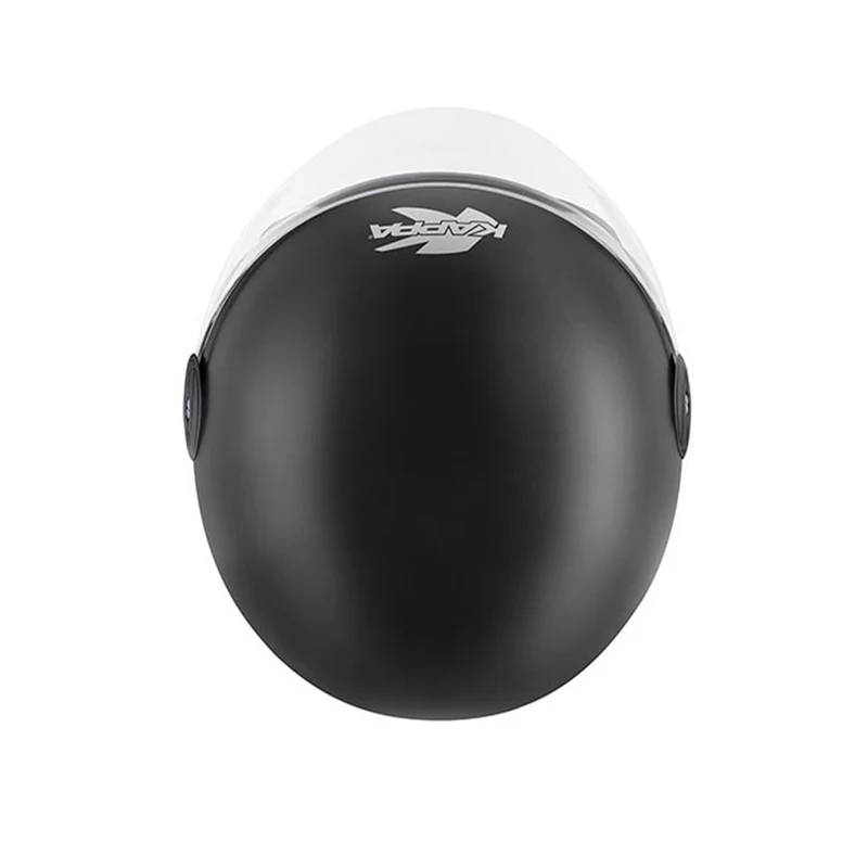 KAPPA KV40S moto cara abierta Casco negro mate