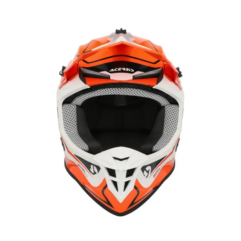 ACERBIS LINEAR 22-06 165 CASCO MOTOCROSS DE MOTO NARANJA BLANCO