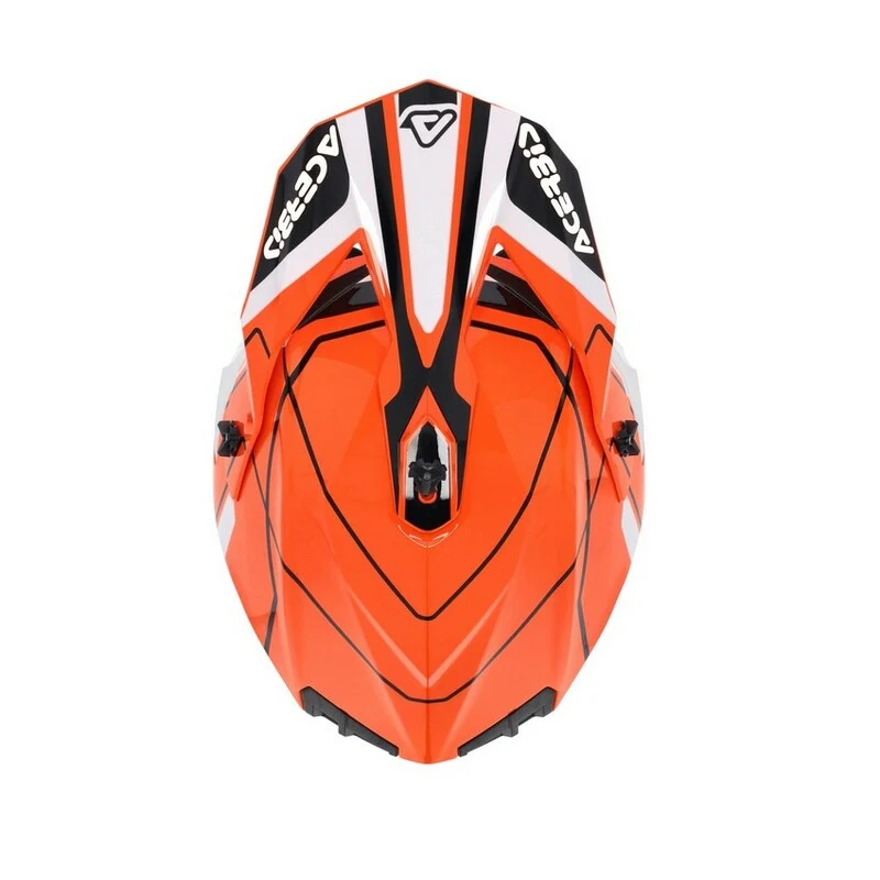 ACERBIS LINEAR 22-06 165 CASCO MOTOCROSS DE MOTO NARANJA BLANCO