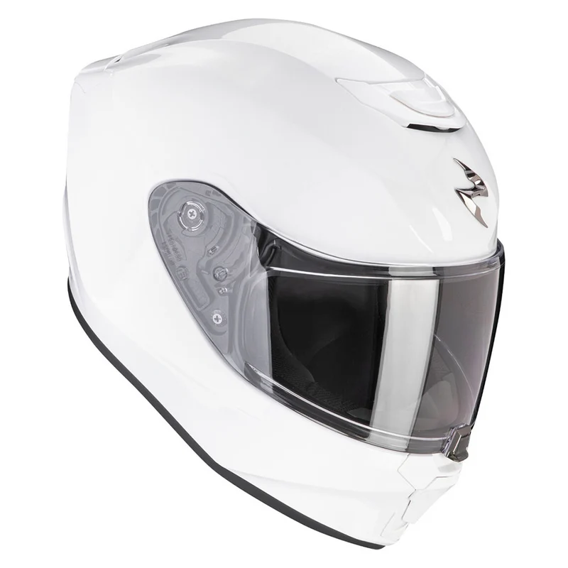 SCORPION - EXO-JNR SOLID INTEGRAL CASCO Blanco