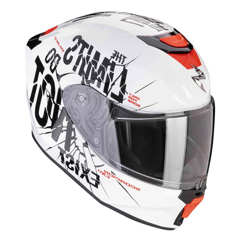 SCORPION - EXO-JNR BOUM INTEGRAL CASCO Blanco-Negro
