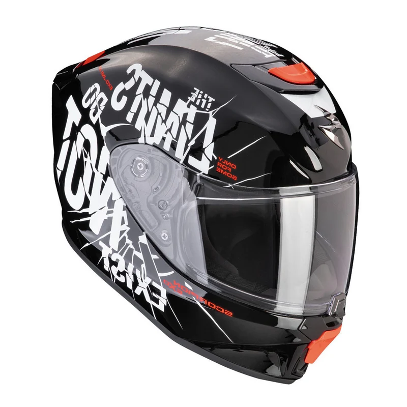 SCORPION - EXO-JNR BOUM Integral Casco Negro-Blanco