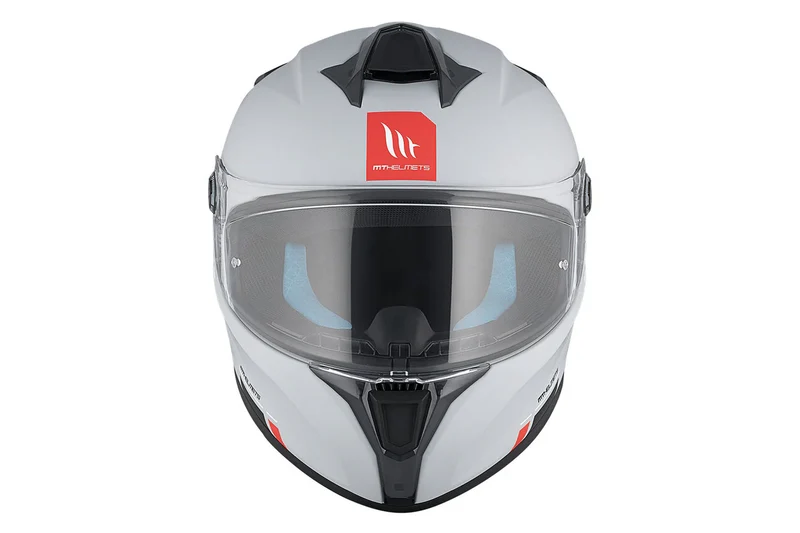 MT TARGO S SOLID INTEGRALES DEPORTIVOS CASCO DE MOTO A12 GRIS BRILLANTE