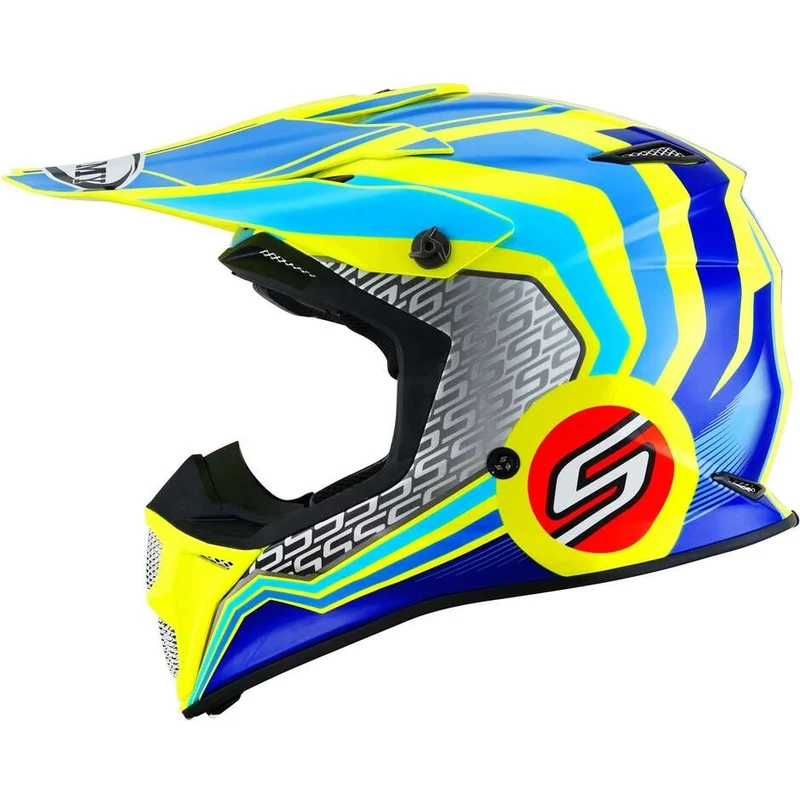 SUOMY-CASCOS MX SPEED PRO FORWARD BLUE/YELLOW