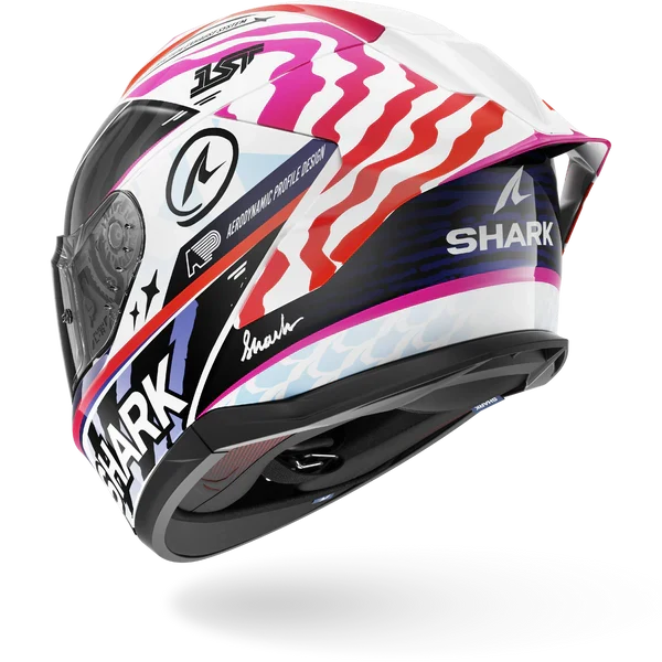 SHARK SKWAL CUP SPEED-FANCY Blanco Negro Naranja Casco De Moto