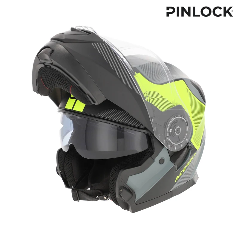 ACERBIS CASCO SEREL 22.06 NEGRO AMARILLO FLÚOR