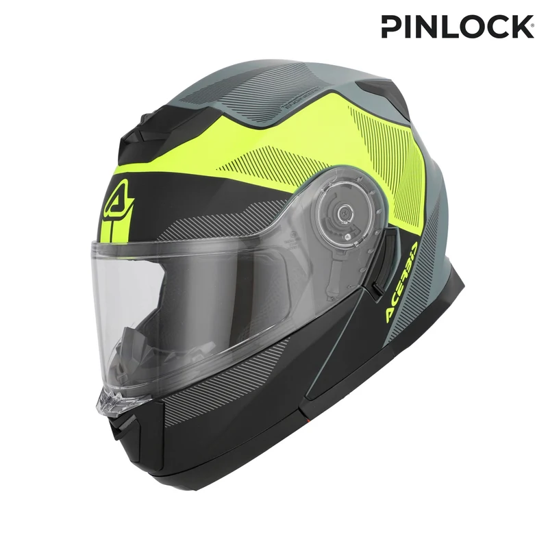 ACERBIS CASCO SEREL 22.06 NEGRO AMARILLO FLÚOR