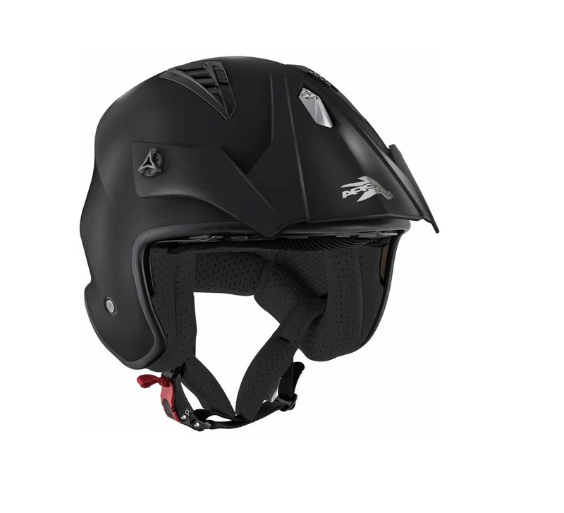 KAPPA KV45 Trial Basic Clásico Jet Casco Ligero Negro Mate