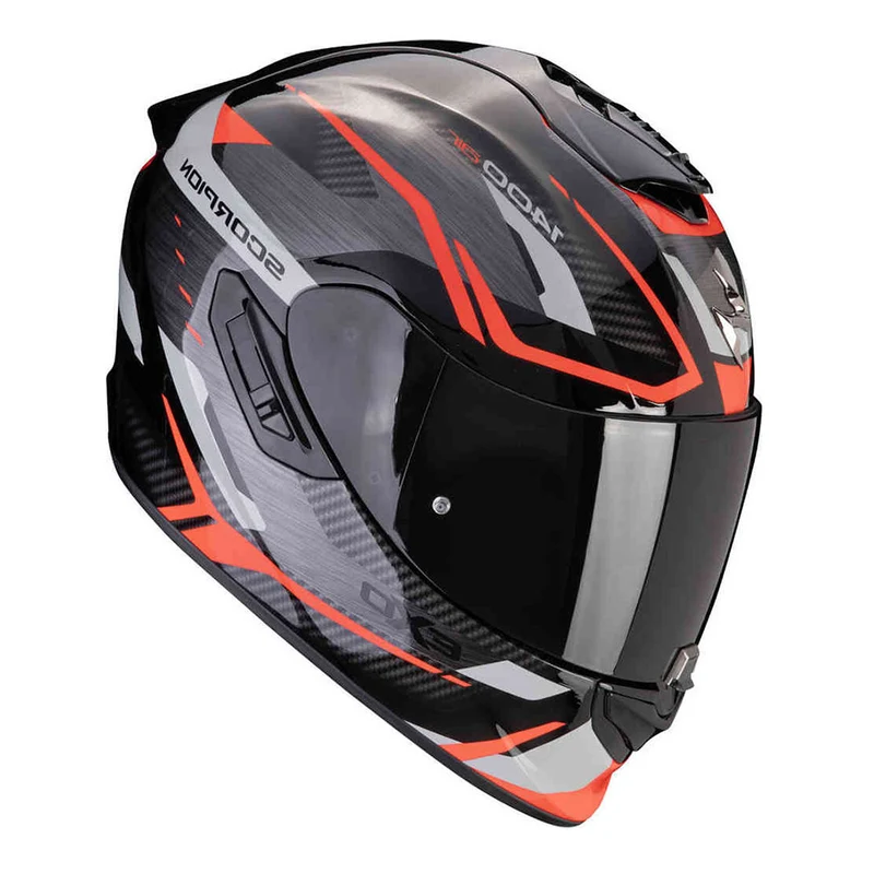 SCORPION EXO-1400 EVO II AIR ACCORD INTEGRAL CASCO Gris-Rojo