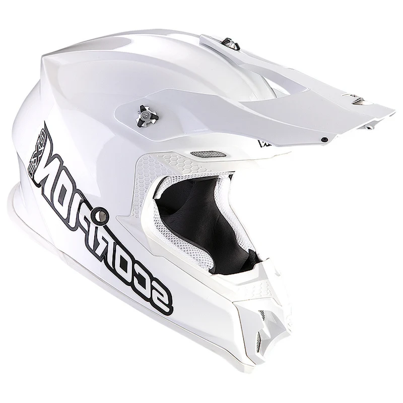 SCORPION VX 16 EVO AIR SOLID Motocross Casco Blanco