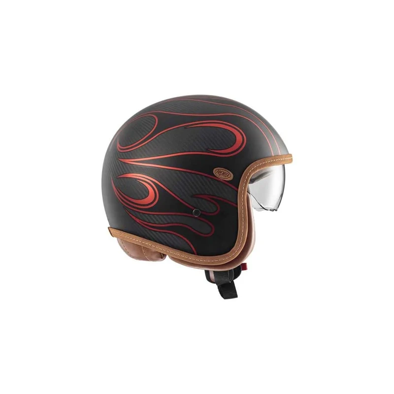 PREMIER VINTAGE PLATINUM ED CARBON FR CROMADO ROJO BM CASCO ABIERTO