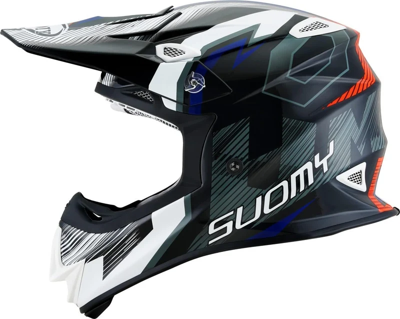 SUOMY-CASCOS MR JUMP UNLEASHED BLACK/RED