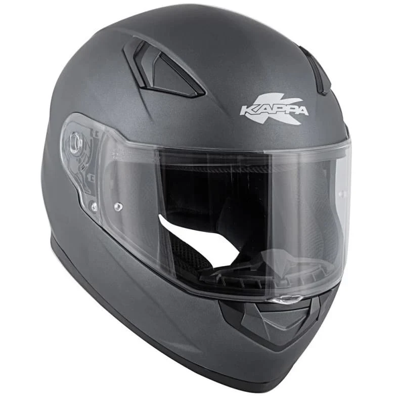 KAPPA KV38 Houston Motocicleta Integral Casco Negro titanio