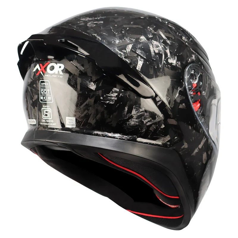 AXOR APEX CARBONO FORJADO CASCO INTEGRAL DE MOTOCICLETA