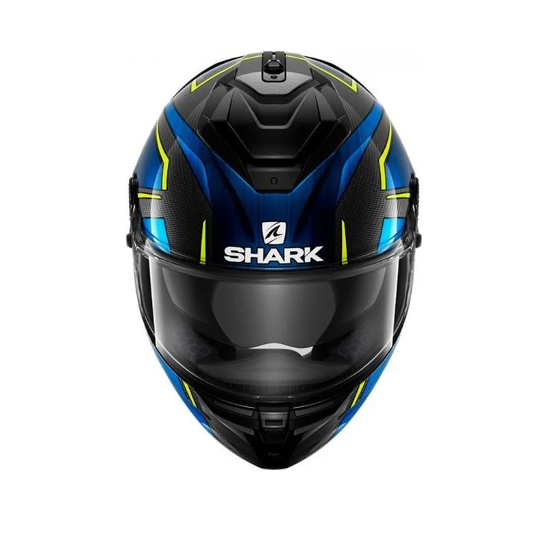 SHARK SPARTAN GT CARBON KROMIUM CROME BLUE