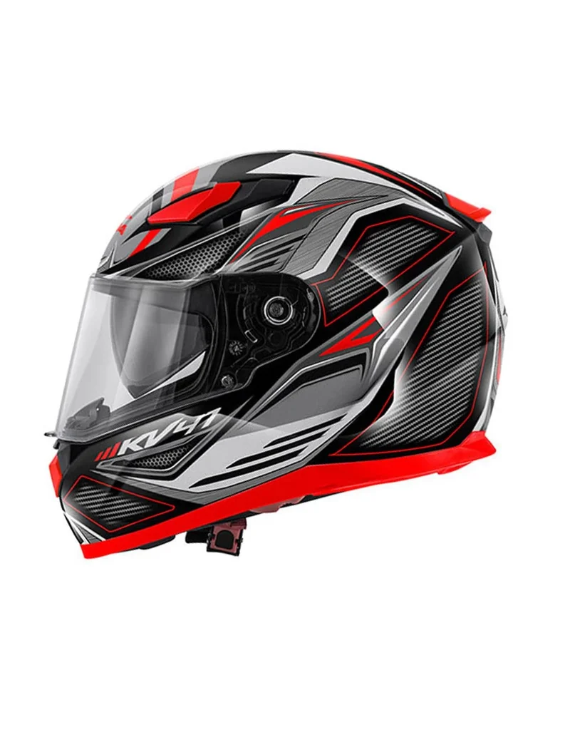 KAPPA KV41 Dallas Fighter Deportivo Ligero Casco Negro Rojo