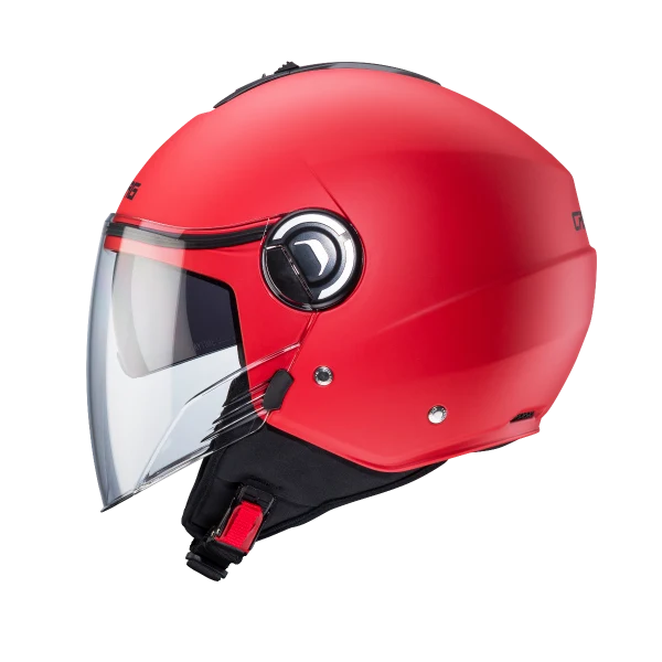CABERG IVIERA V4 X Casco De Moto Jet Urbano Rojo Mate