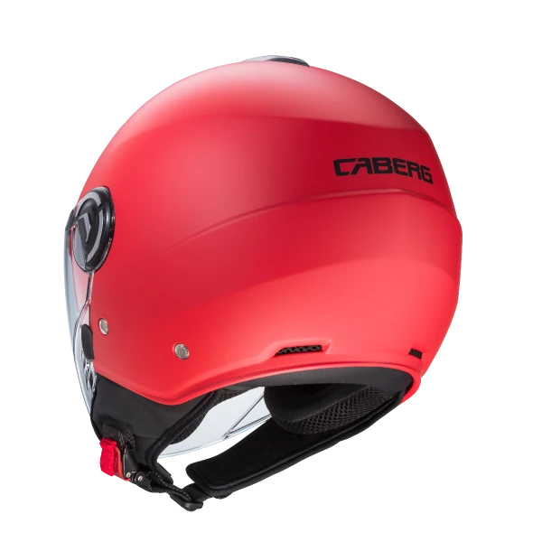 CABERG IVIERA V4 X Casco De Moto Jet Urbano Rojo Mate