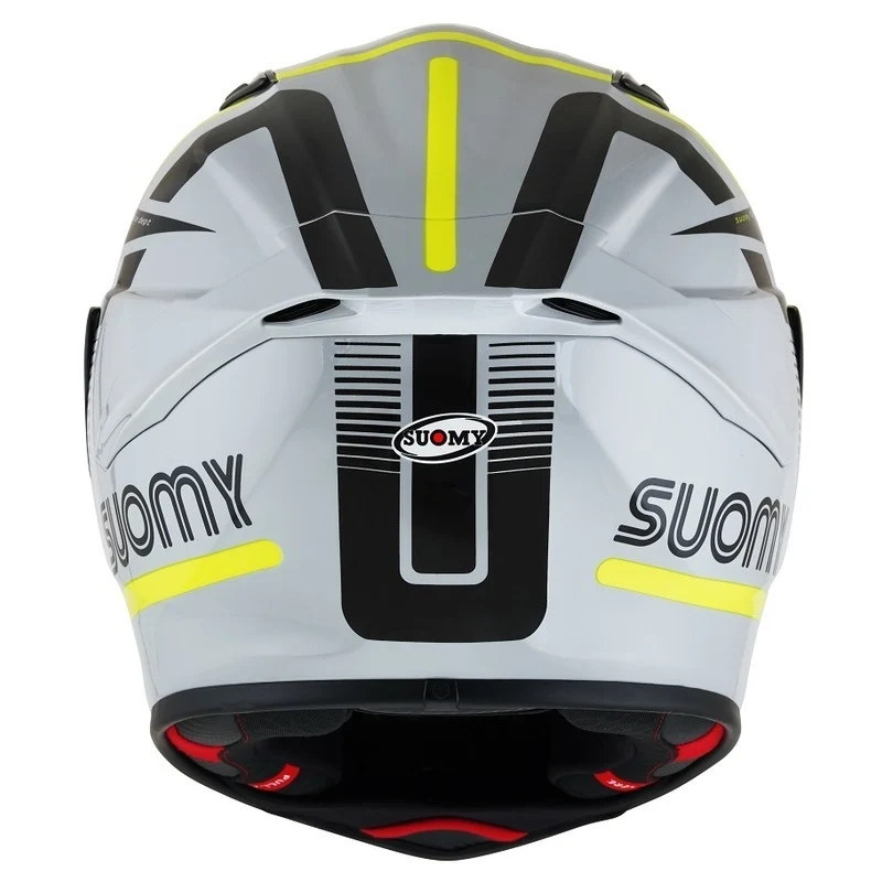SUOMY-CASCOS TRACK-1 NINETY SEVEN GREY/YELLOW E06