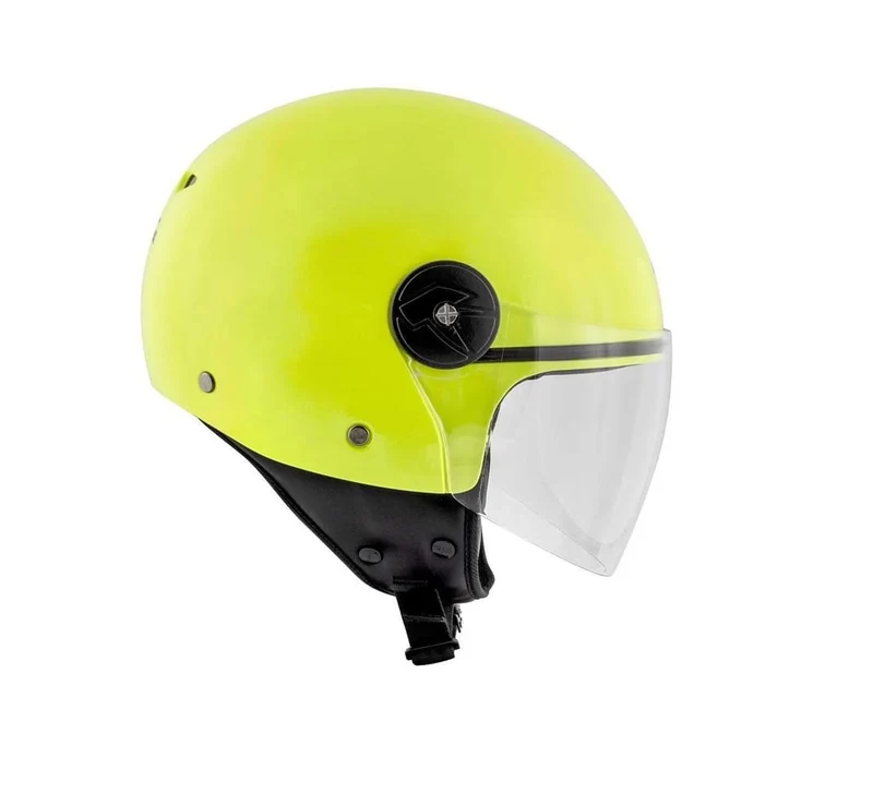 KAPPA KV40 Hawaii Moto Cara Abierta Casco Amarillo