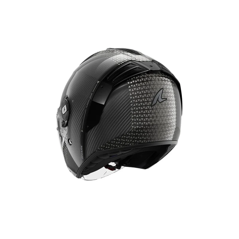 SHARK RS JET CARBON IKONIK Carbono Negro Cromado Casco