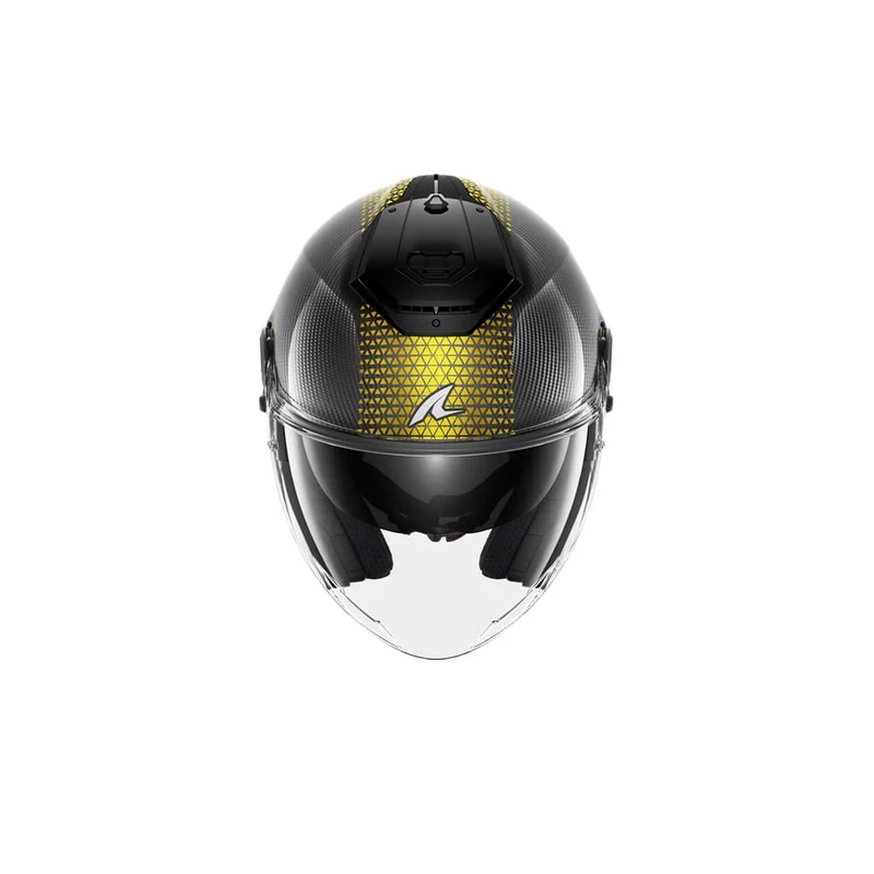 SHARK JET CARBON IKONIK Carbono Oro Cromado Casco