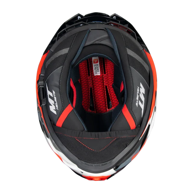MT THUNDER 4 SV FADE INTEGRAL CASCO DE MOTO A0 PERLA BRILLANTE