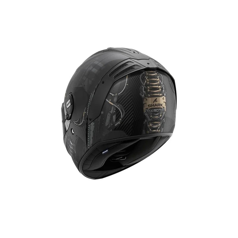 SHARK SPARTAN RS CARBON XBOT Casco Mat Carbono Antracita Cobre