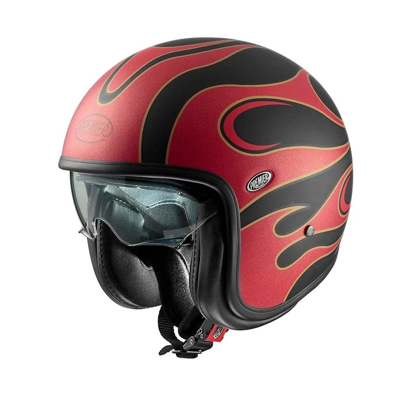 PREMIER CLASSIC FR2BM Estilo Retro Scooter Cara Abierta Casco