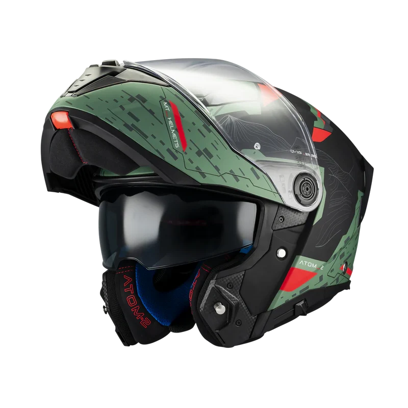 MT FU404SV ATOM 2 SV HIGHLANDS MODULAR CASCO DE MOTO C6 MATE