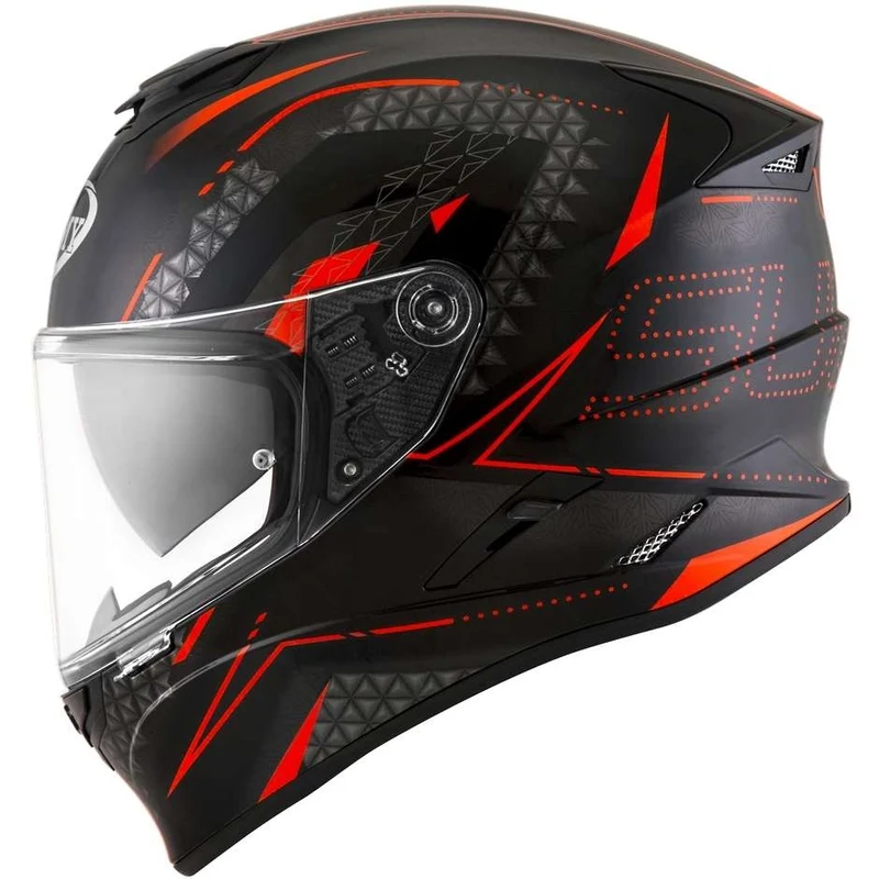 SUOMY-CASCOS STELLAR SHADE BLACK/RED