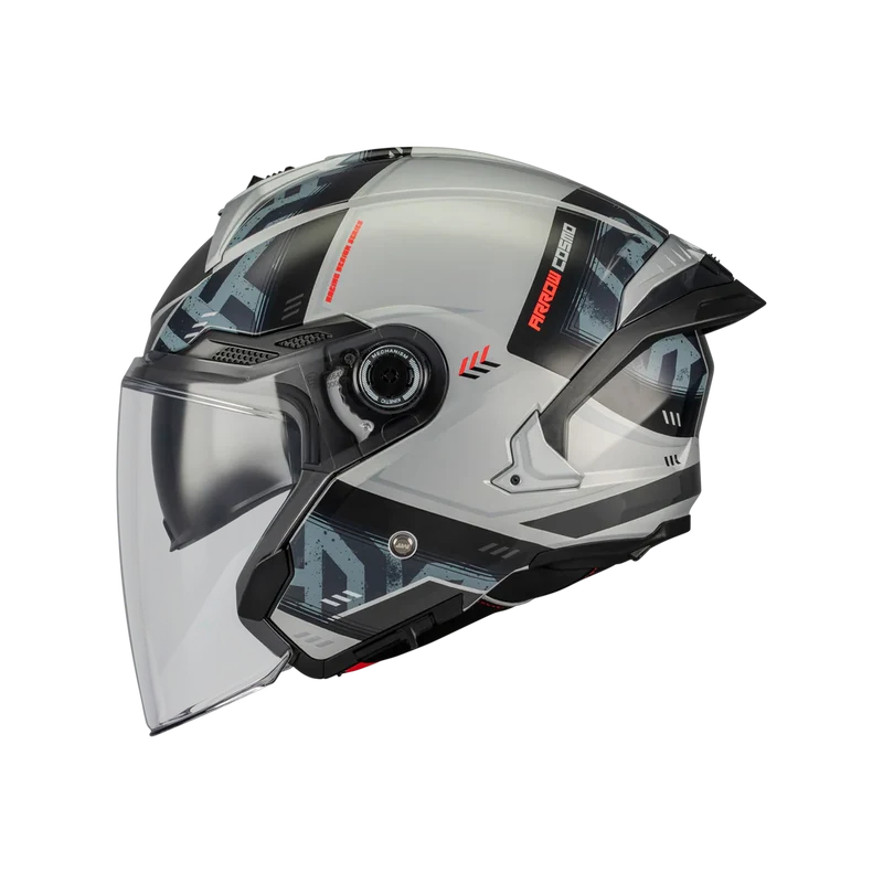 MT OF515SV COSMO SV ARROW CASCO DE MOTO C2 BRILLO