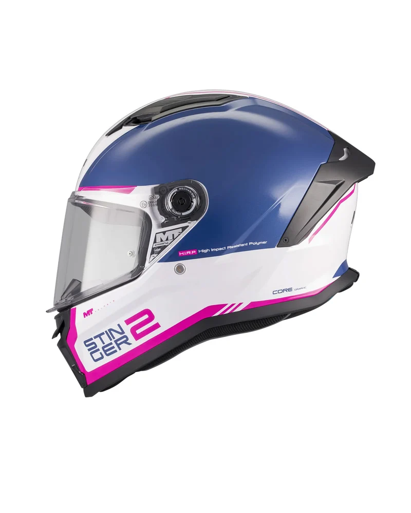 MT FF126 STINGER 2 CORE INTEGRALES CASCO DE MOTO A8 BRILLO