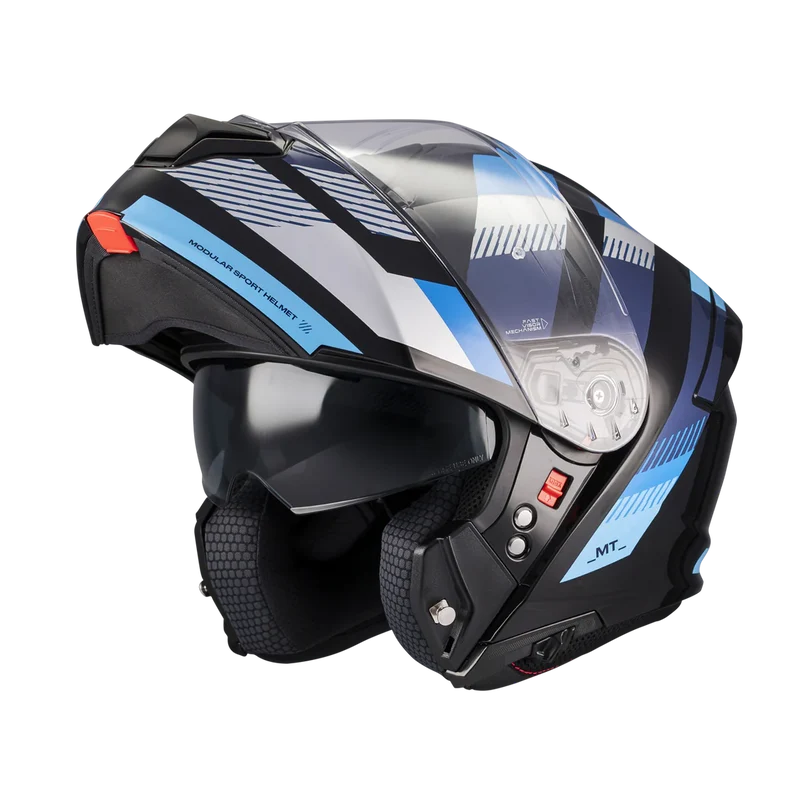 MT FU935SV GENESIS SV STROKE MODULAR CASCO DE MOTO B7 BRILLO