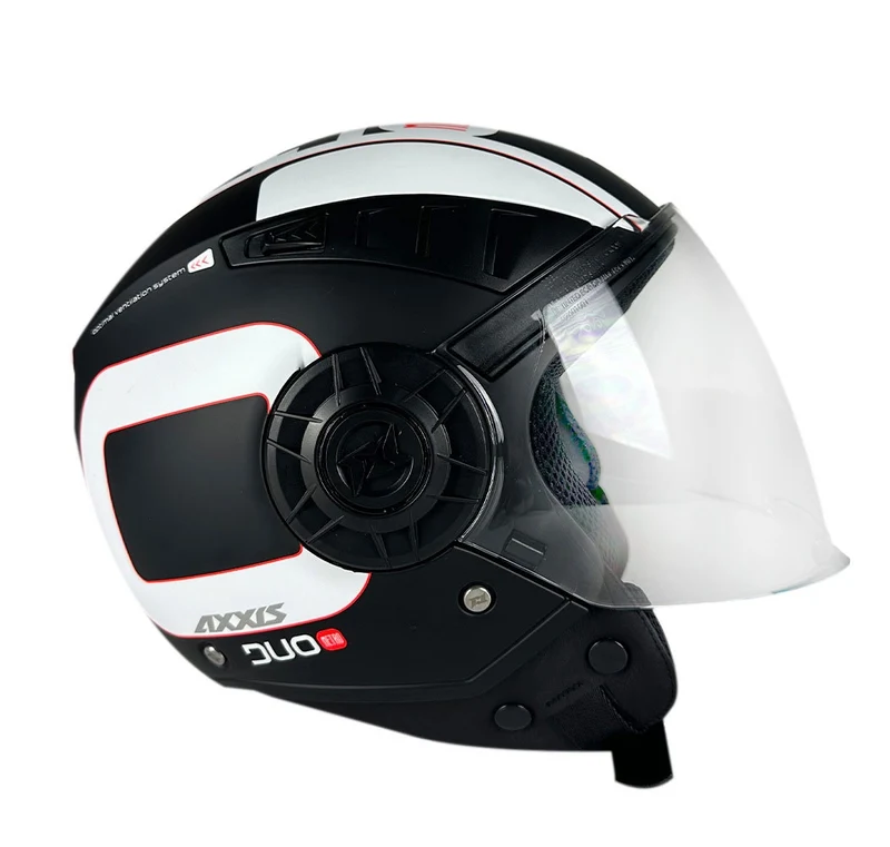 AXXIS CASCO OF513B Metro S 22.06 Duo B1 Negro Mate